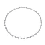 Zirkon-Silbercollier (Adela Silber)