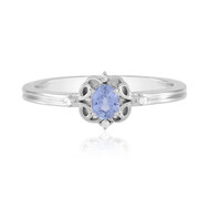 Blauer Ceylon-Saphir-Silberring