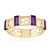 Sambia-Amethyst-Goldring (Ornaments by de Melo)