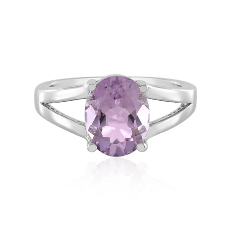 Lavendel-Amethyst-Silberring