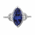 AAA-Tansanit-Goldring (CIRARI)