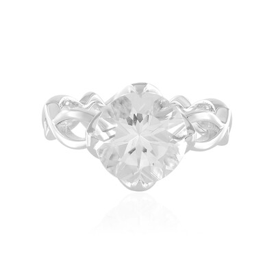 Anello in argento con Quarzo Bianco