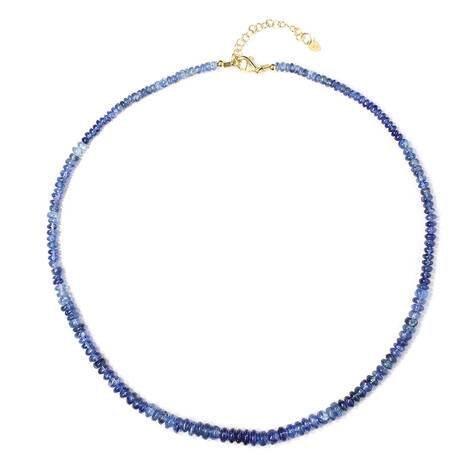 Zilveren halsketting met kyanieten