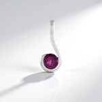 Pendentif en argent et Rhodolite de Naktamunda