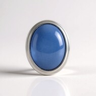 Zilveren hanger met een blauwe opaal (MONOSONO COLLECTION)