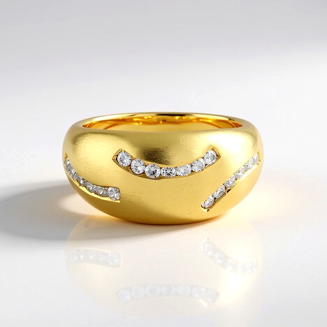 Anello in argento con Zircone
