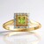 Anello in oro con Sfene