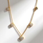 Collana in oro con Diamante I1 (H) (CIRARI)