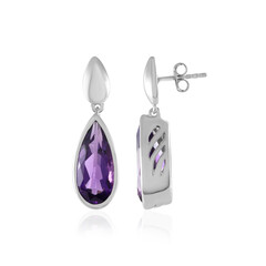 Pendientes en plata con Amatista de Siberia (de Melo)