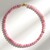 Collana in argento con Quarzo Rosa