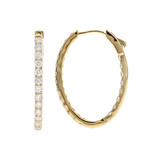 Pendientes en oro con Diamante SI2 (H) (CIRARI)