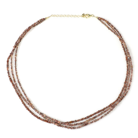 Fancy-Diamant-Silberhalskette