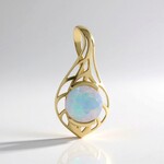 Ciondolo in oro con Opale di Welo AAA (Ornaments by de Melo)