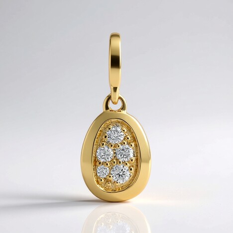 Ciondolo in oro con Diamante SI1 (G) (Annette)