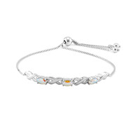 Bracciale in argento con Quarzo Moonlight