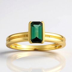 Anello in argento con Indicolite (Adela Silber)