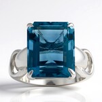 Anello in argento con Fluorite Braldu (Pallanova)