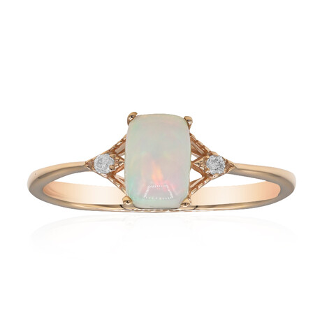 Bague en or et Opale Welo AAA