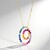 Collana in oro con Zaffiro Fancy (CIRARI)