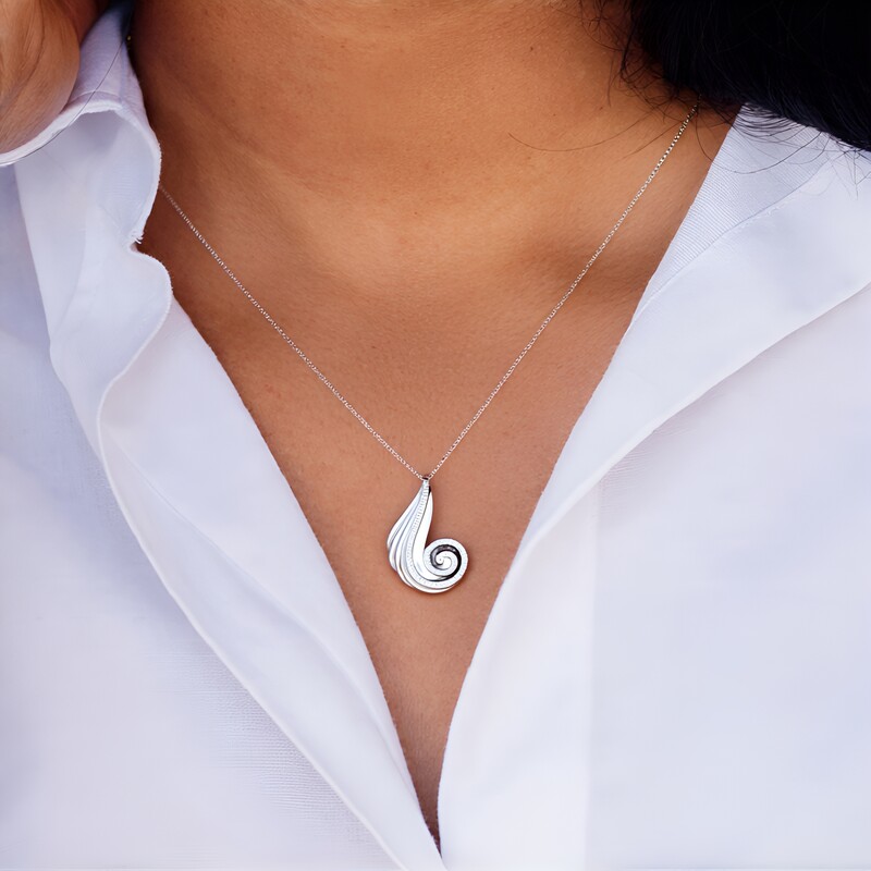 Ciondolo in argento con Zircone (SAELOCANA)