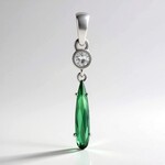 Ciondolo in argento con Indicolite (Adela Silber)