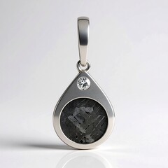Ciondolo in argento con Meteoriti di Aletai