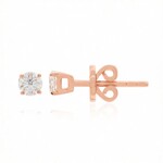 9K SI1 (G) Diamond Gold Earrings (Annette)