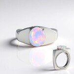Anello in argento con Opale di Welo (de Melo Essence)