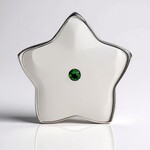 Charm in argento con Tsavorite della Tanzania (Annette)