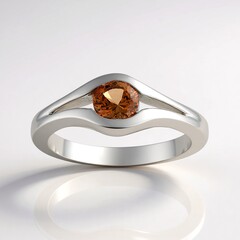 Anello in argento con Topazio Tepetate