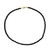 Collier en argent et Spinelle noir