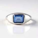 Anello in argento con Fluorite Cangiante