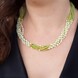 Peridot Silver Necklace (Riya)