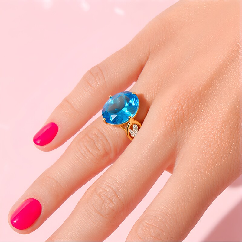 9K Marambaia Topaz Gold Ring