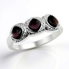 Anello in argento con Madreperla