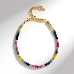 Bracelet en argent et Saphir
