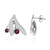 Madagascar Ruby Silver Earrings (de Melo)