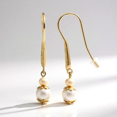 Orecchini in argento con Perla Akoya (TPC)