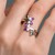 Zambian Amethyst Silver Ring