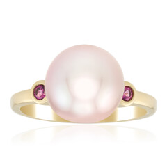 Anillo en plata con Perla Ming púrpura (TPC)