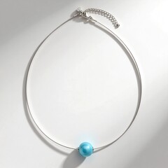 Collana in argento con Larimar