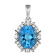 Marambaia Topaz Silver Pendant