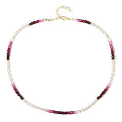 Collar en plata con Perla blanca Freshwater