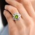 Anillo en plata con Peridoto (Annette classic)