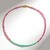 Collana in argento con Tormalina Rosa Nigeriana