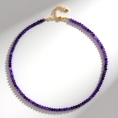 Collana in argento con Ametista Zambiana