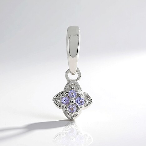 Ciondolo in argento con Tanzanite