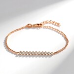 Bracciale in argento con Diamante Rose de France VS1 di Argyle (Annette)