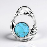 Ciondolo in argento con Turchese (dagen)