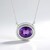 Collana in argento con Ametista Siberiana